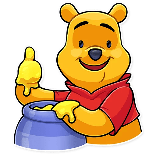 Winnie the Pooh Funny Cartoon Sticker Decal 23