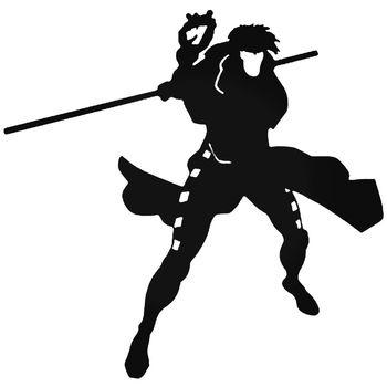 XMEN GAMBIT DIE CUT DECAL