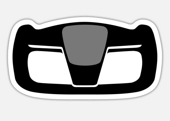 tesla-plaid yoke-steering-wheel-model-s-x-plaid-elon-musk-sticker