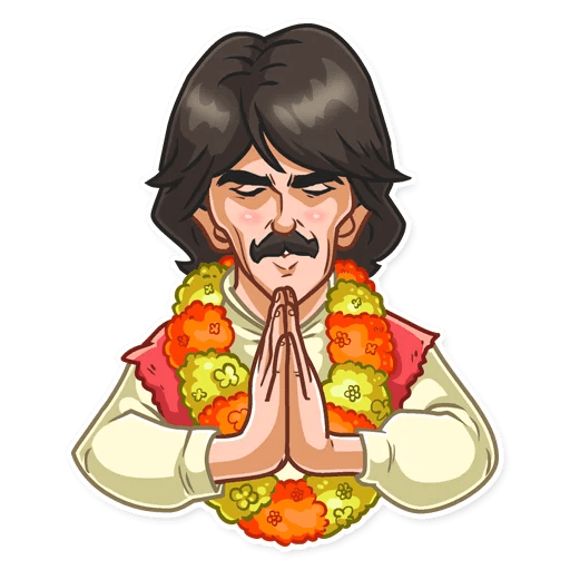 the beatles music group sticker 7