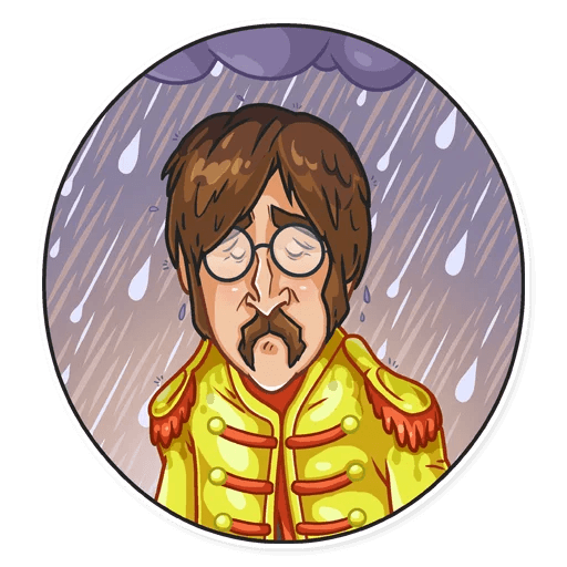 the beatles music group sticker 20