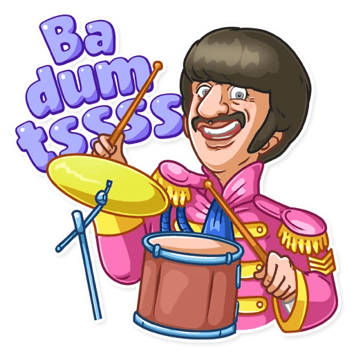 the beatles music group sticker 25