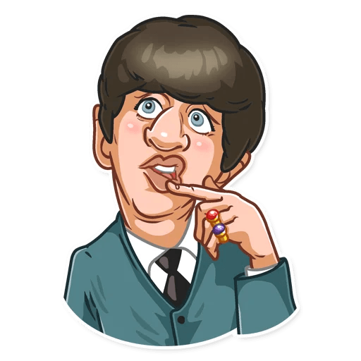 the beatles music group sticker 9