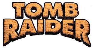 tomb raider game logo sticker