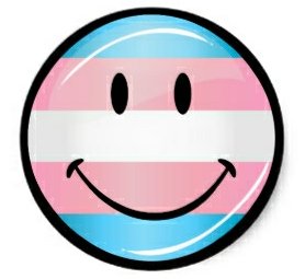 transgender_flag_classic_round_smile sticker