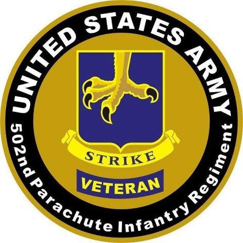 us army 502nd parachute infantry regiment sticker
