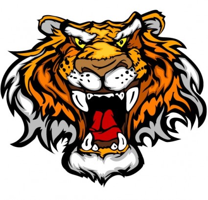 wild animal tiger sticker 3