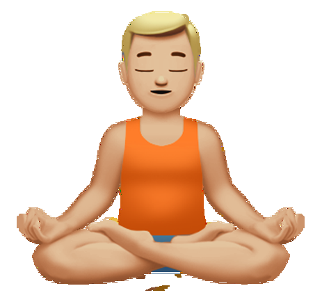 yoga man emoji