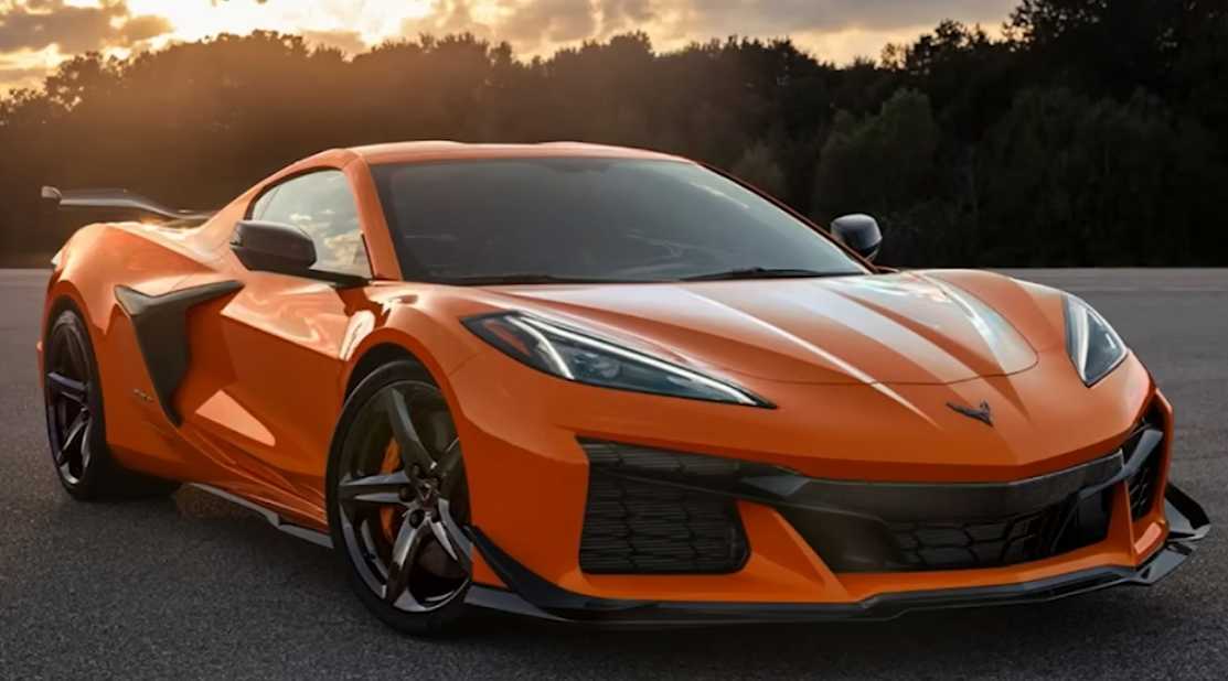 2023 ORANGE corvette STICKER