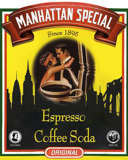 Manhattan Special Soda Label Sticker