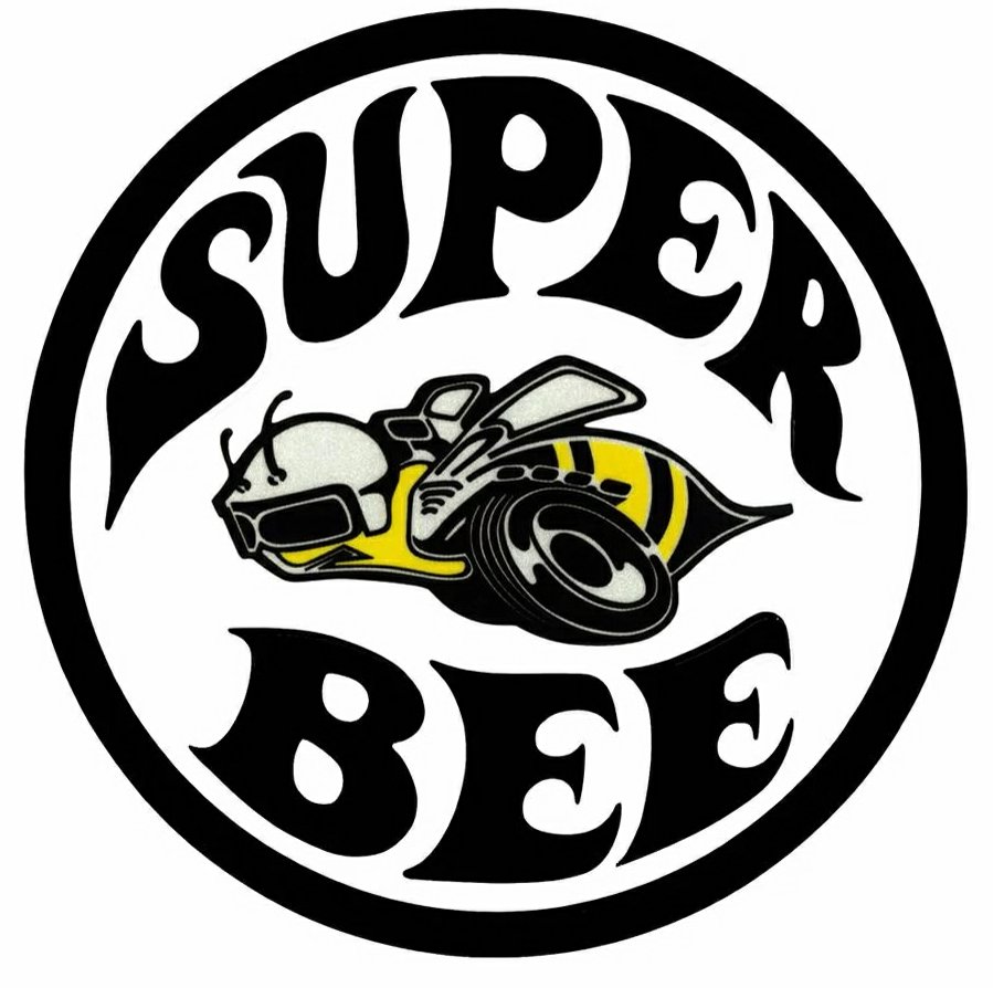 SUPER BEE ROUND COLOR STICKER