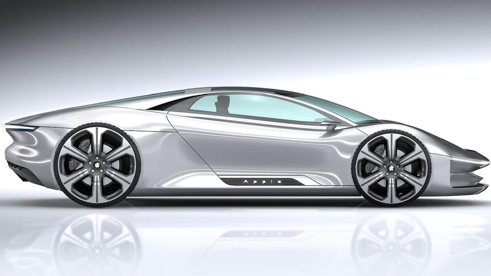 apple car AUTOMOTIVE STICKER