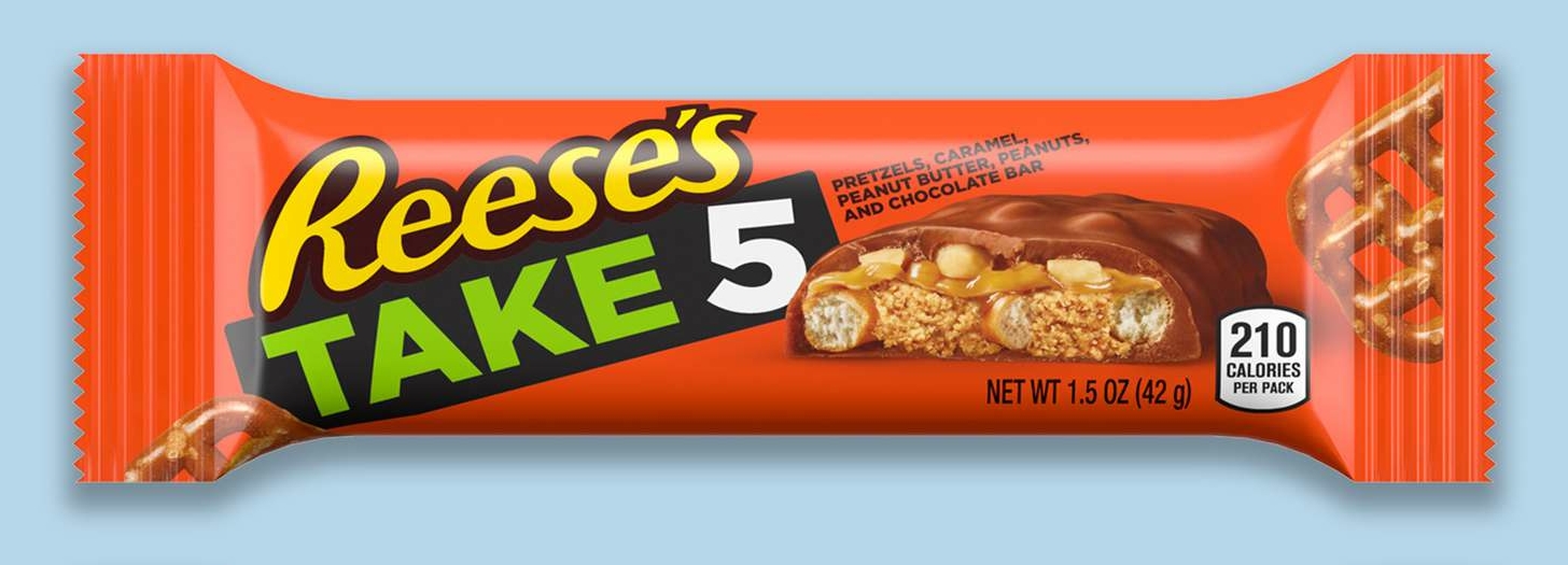 take5-reeses CANDY BAR STICKER