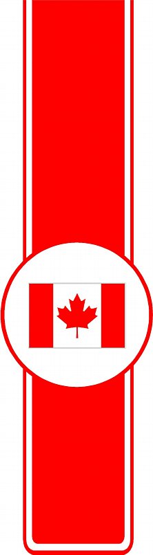 Nationality Truck Bed Stripe CANADA