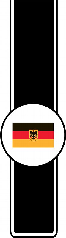 Nationality Truck Bed Stripe GERMANY