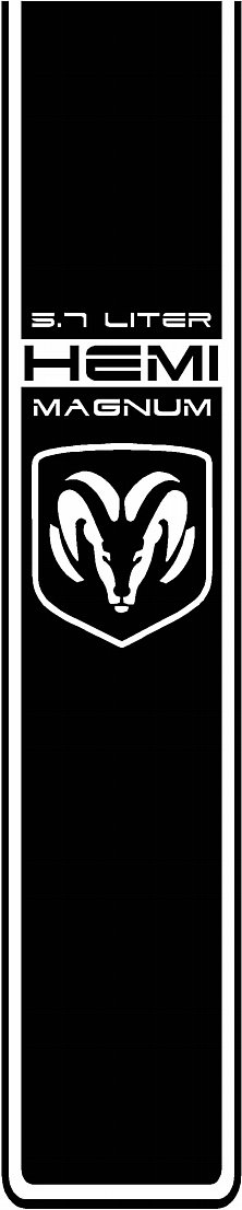 Dodge truck Bed Stripe 7