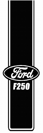 Ford Truck Bed Stripe F250 6