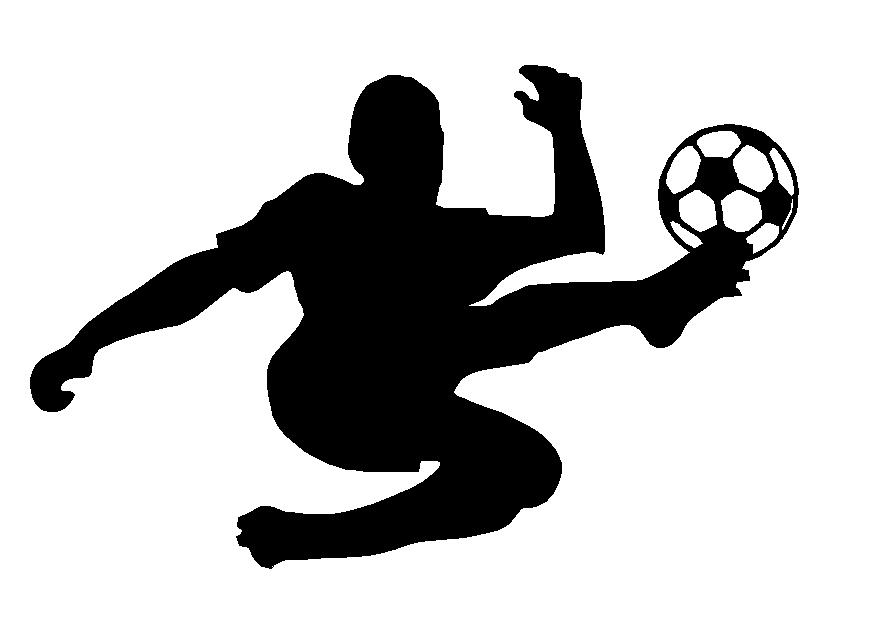 Soccer Player Adhesive Vinyl Decal