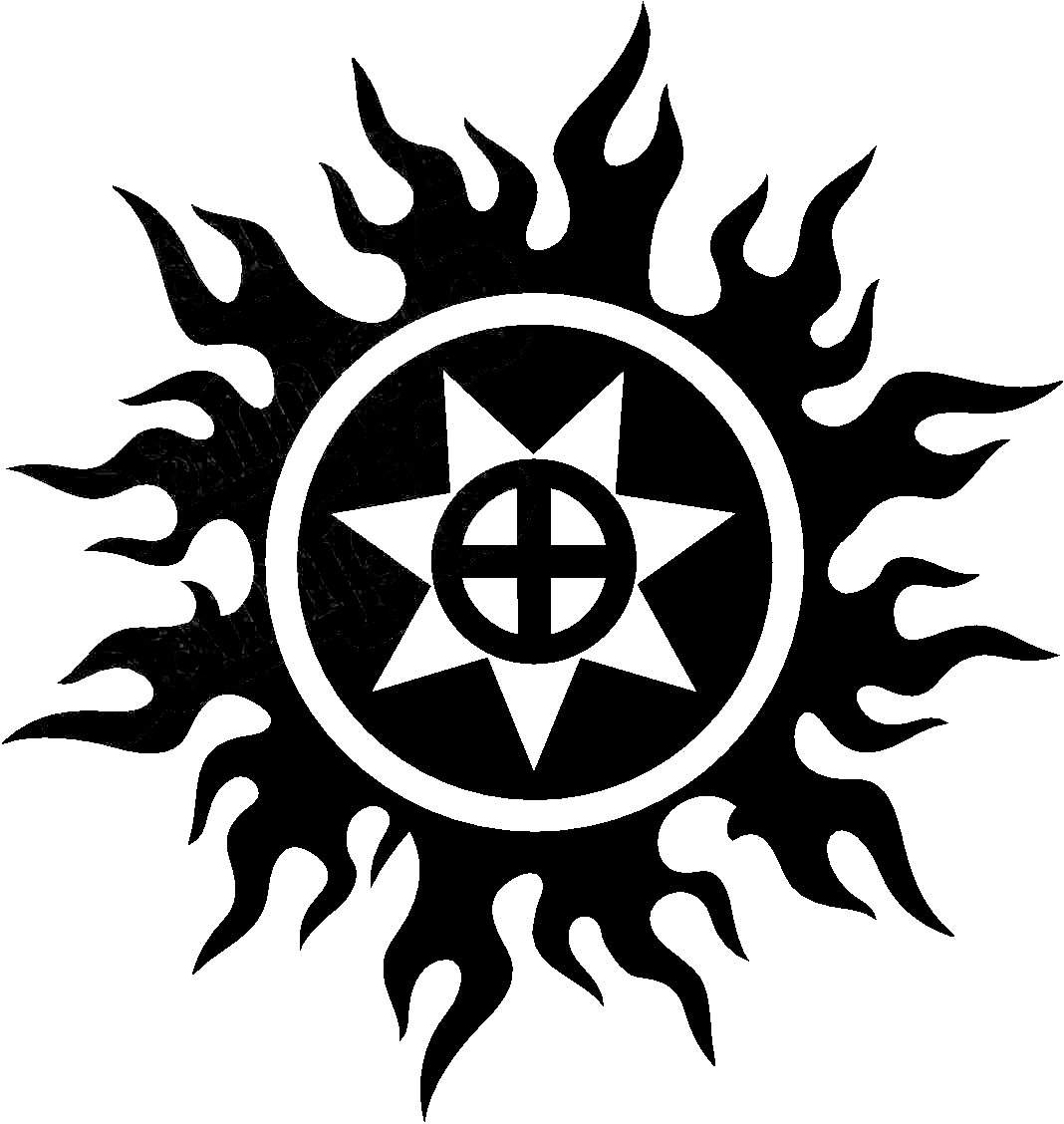 Tribal Art 6 Sticker