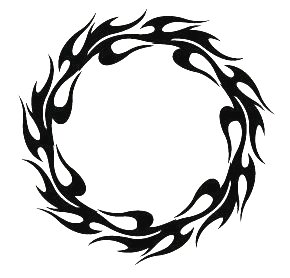 Tribal Design Diecut Decal 01