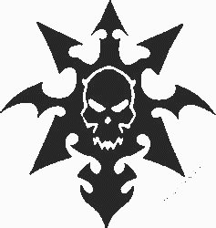 Tribal Skull Vinyl Decal 06