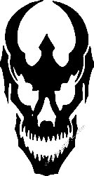 Tribal Skull Vinyl Decal 20