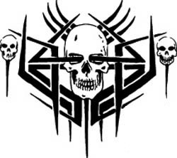 Tribal Skull Vinyl Decal 26