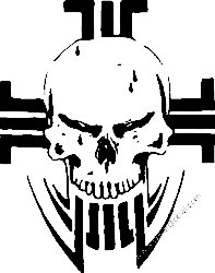 Tribal Skull Vinyl Decal 27