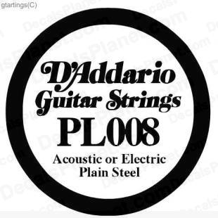 Vinyl Music Sticker 1108