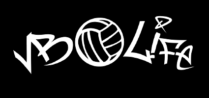 Volleyball Decal VB Life