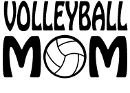 Volleyball Mom Sport Spirit Decal