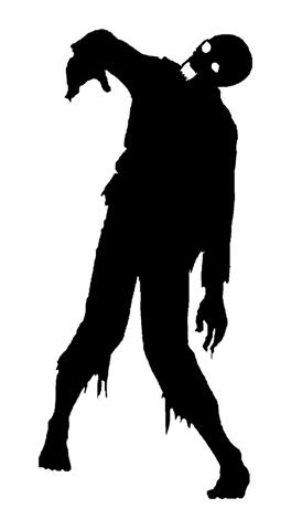 Zombie-3 Die Cut Vinyl Decal