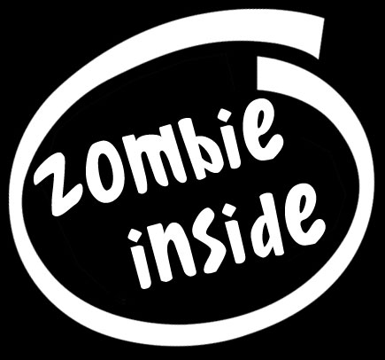 Zombie Inside Decal