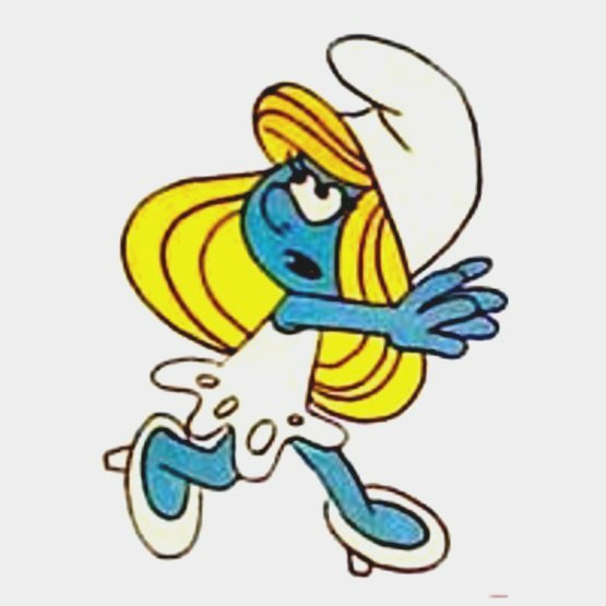 Smurfette decal 11 STICKER