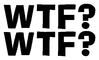 WTF Sticker