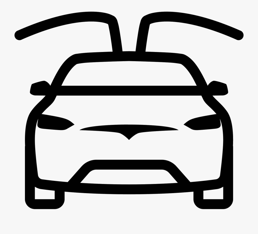 tesla-model-x-die cut decal