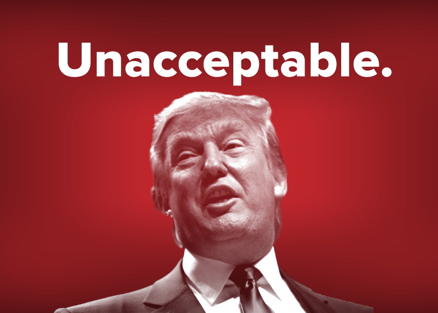 trump-unacceptable STICKER