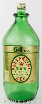 ballantine-ale-64 OZ BEER BOTTLE SHAPED STICKER