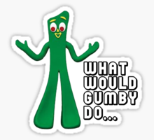 What would GUMBY Do Sticker Decal