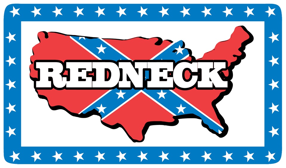 Rebel-Red-Neck-With-Stars-Around
