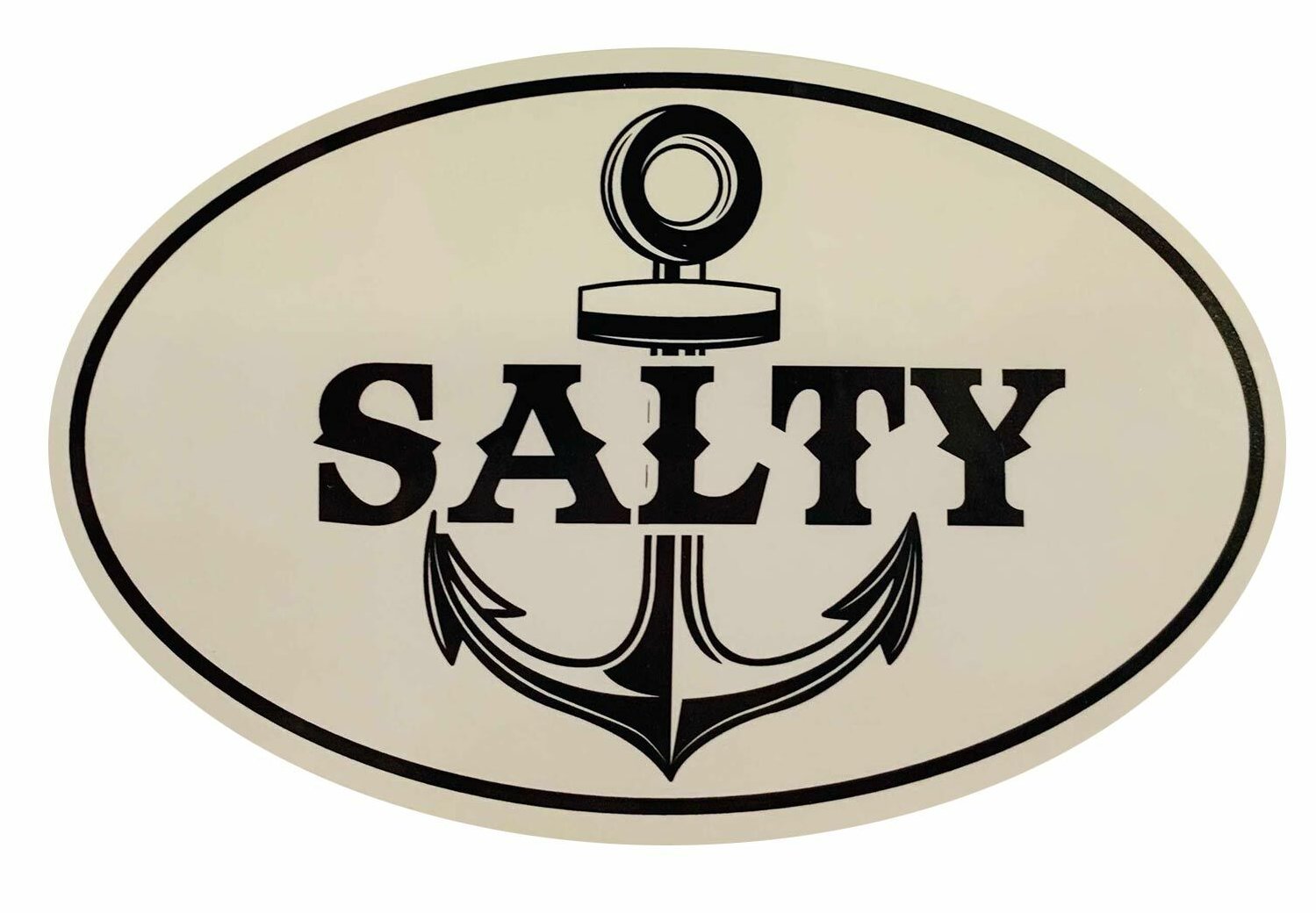WEST MARINE Salty Oval Boat Sticker