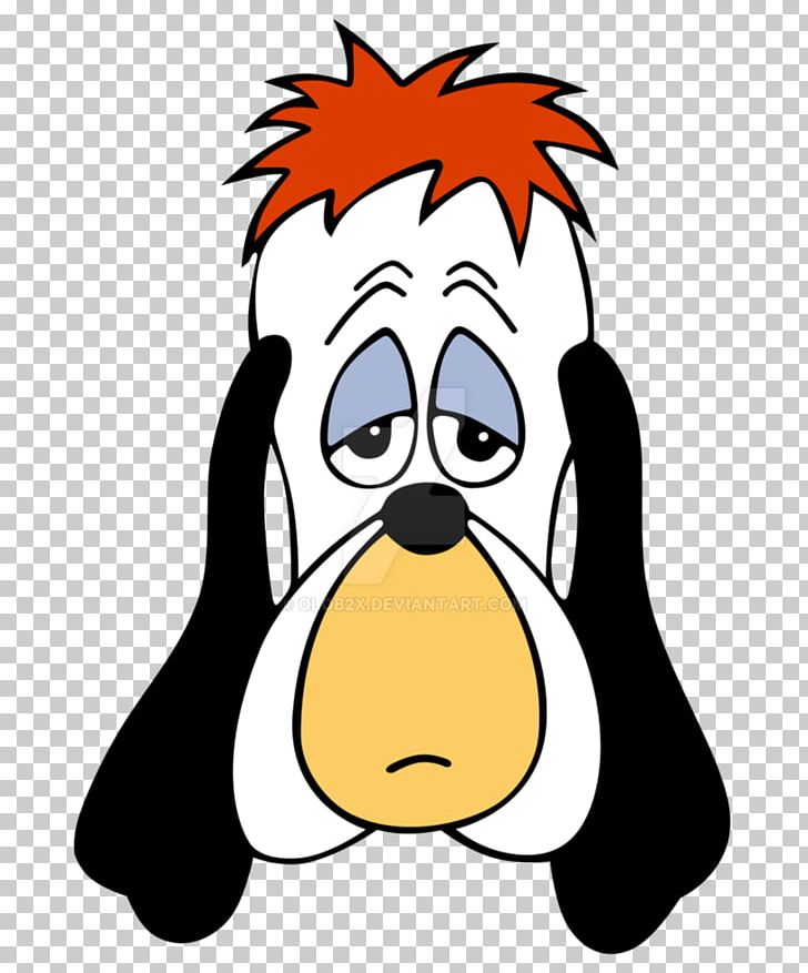 cartoon-droopy-dog head WB sticker