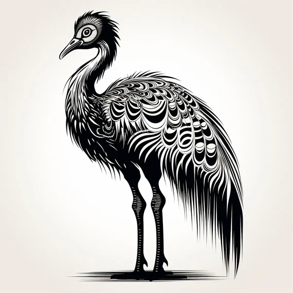 Emu Funny Animal Sticker 11