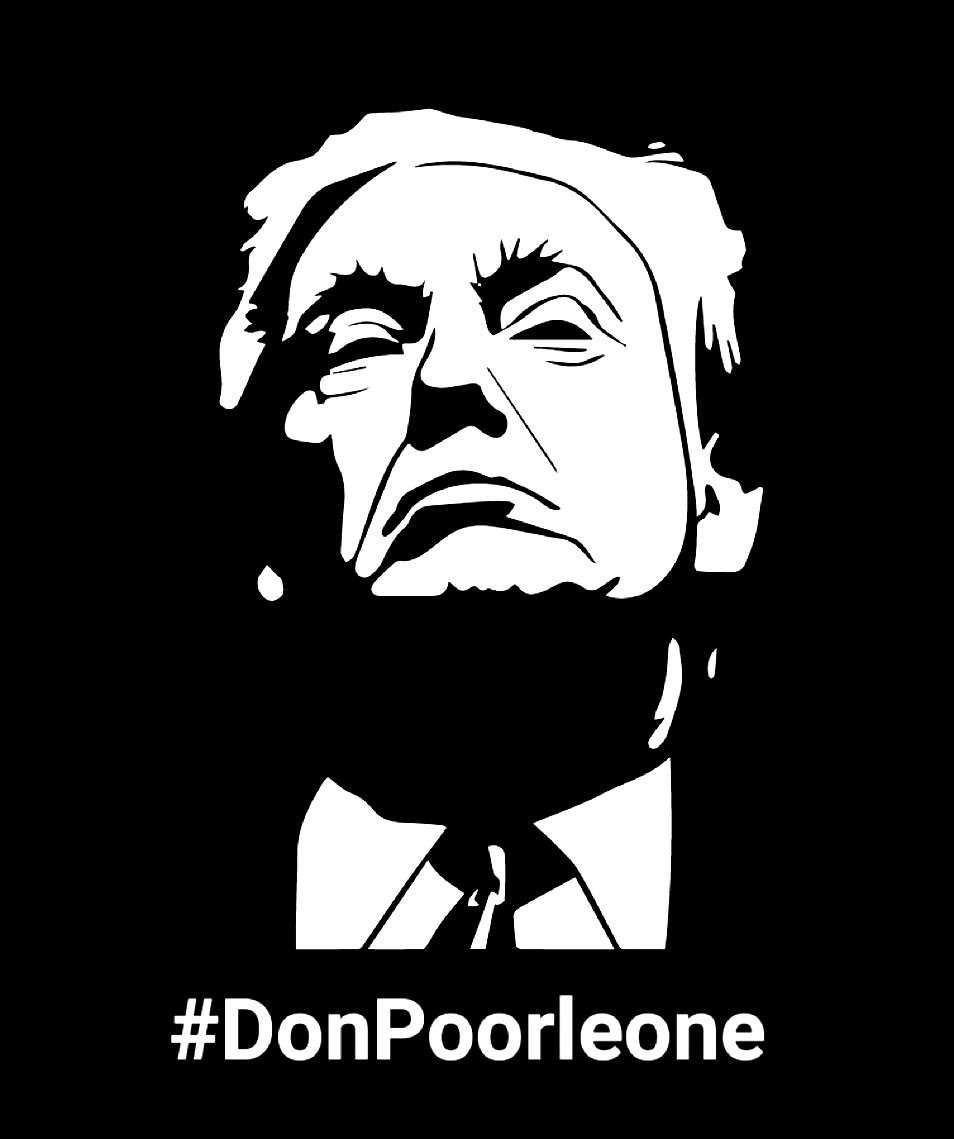 TRUMP DONPOORLEONE DIECUT DECAL
