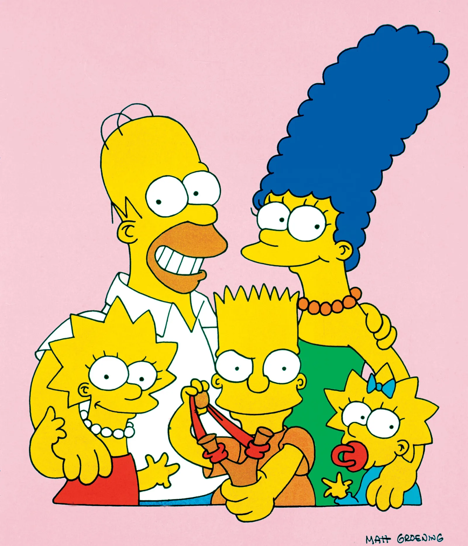 simpsons-family slingshot sticker