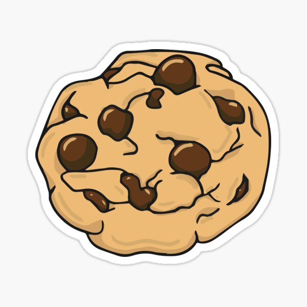 chocolate chip cookie sticker
