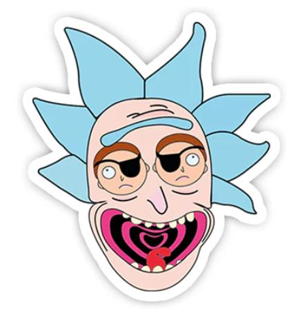 Rick with Morty EYES Funny Sticker