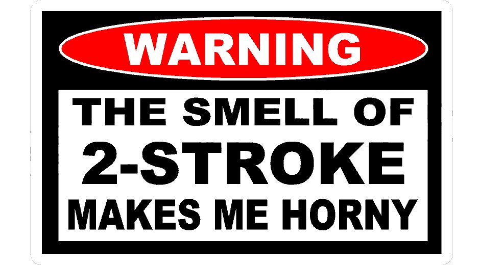 2 Stroke Horny Sticker Pack
