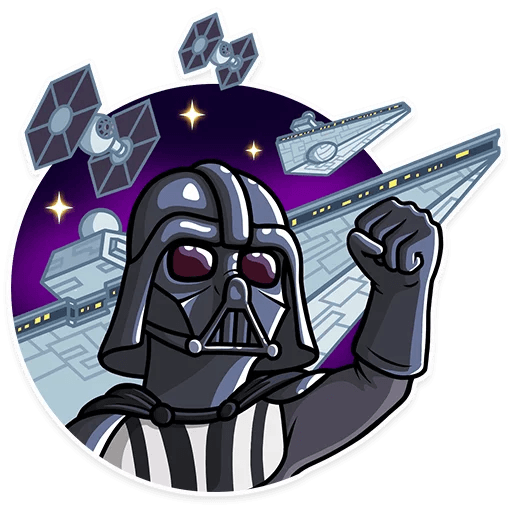 darth vader come to the dark side sticker 7