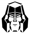 megatron rebuilt diecut transformer decal